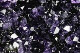 Sparkly Deep-Purple Amethyst Geode - Uruguay #345965-1